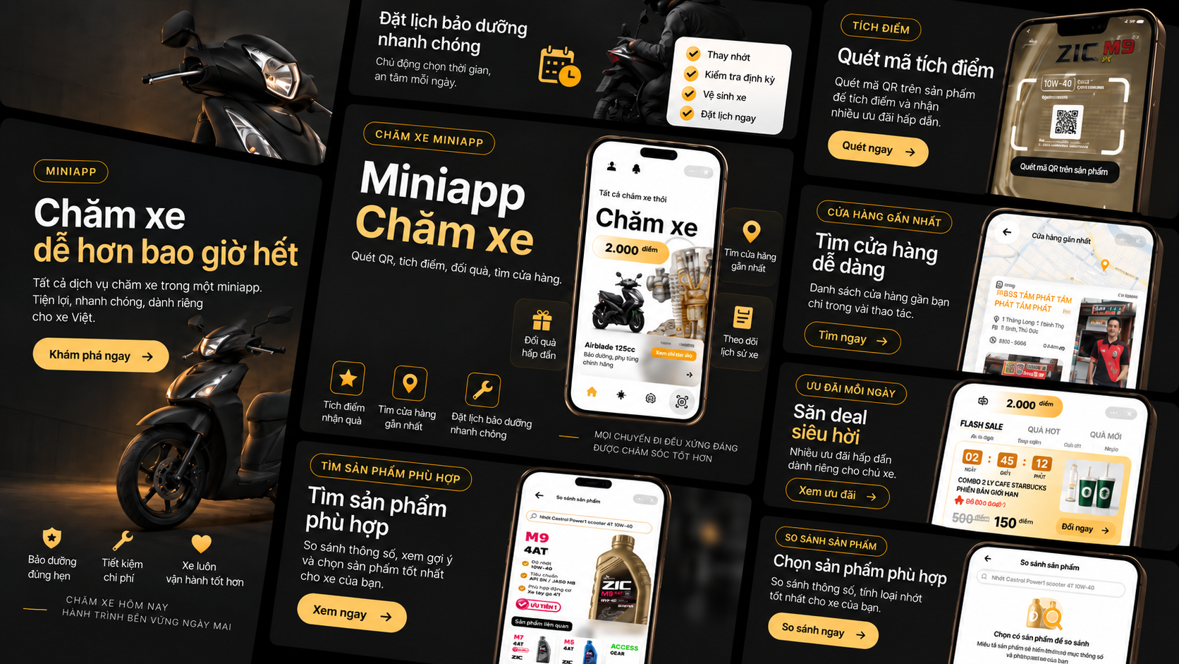 Chăm Xe — chăm xe thông minh hơn